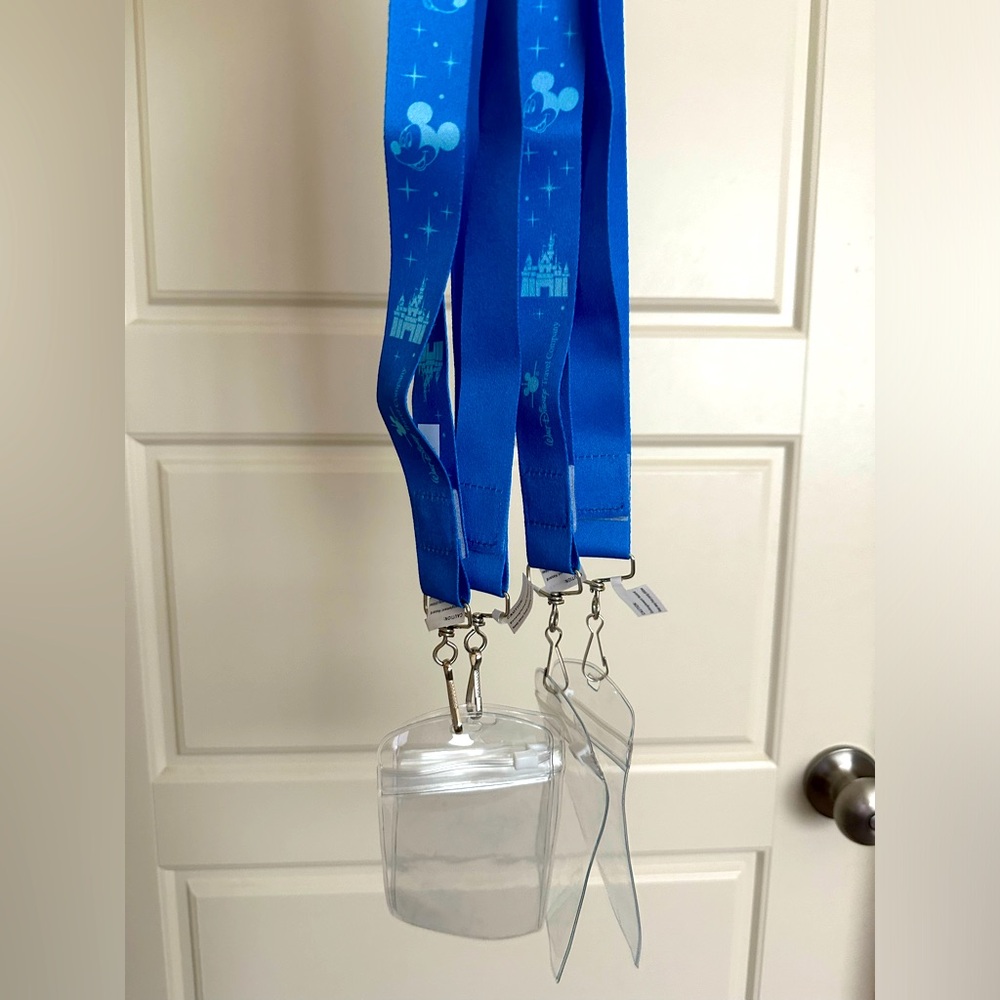 Bundle of 4 Disneyland lanyards.